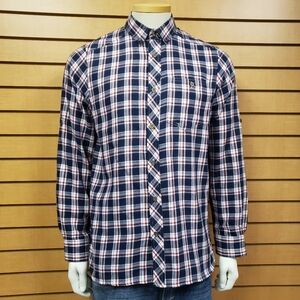Craghoppers Plaid Button Down Shirt Size Small Long Sleeve Blue Red Pocket